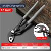 Water Pump Pliers Quick-Release Plumbing Pliers Adjustable Water Pipe Clamp Pliers Multi-functional Tool Sink Spanner Wrench