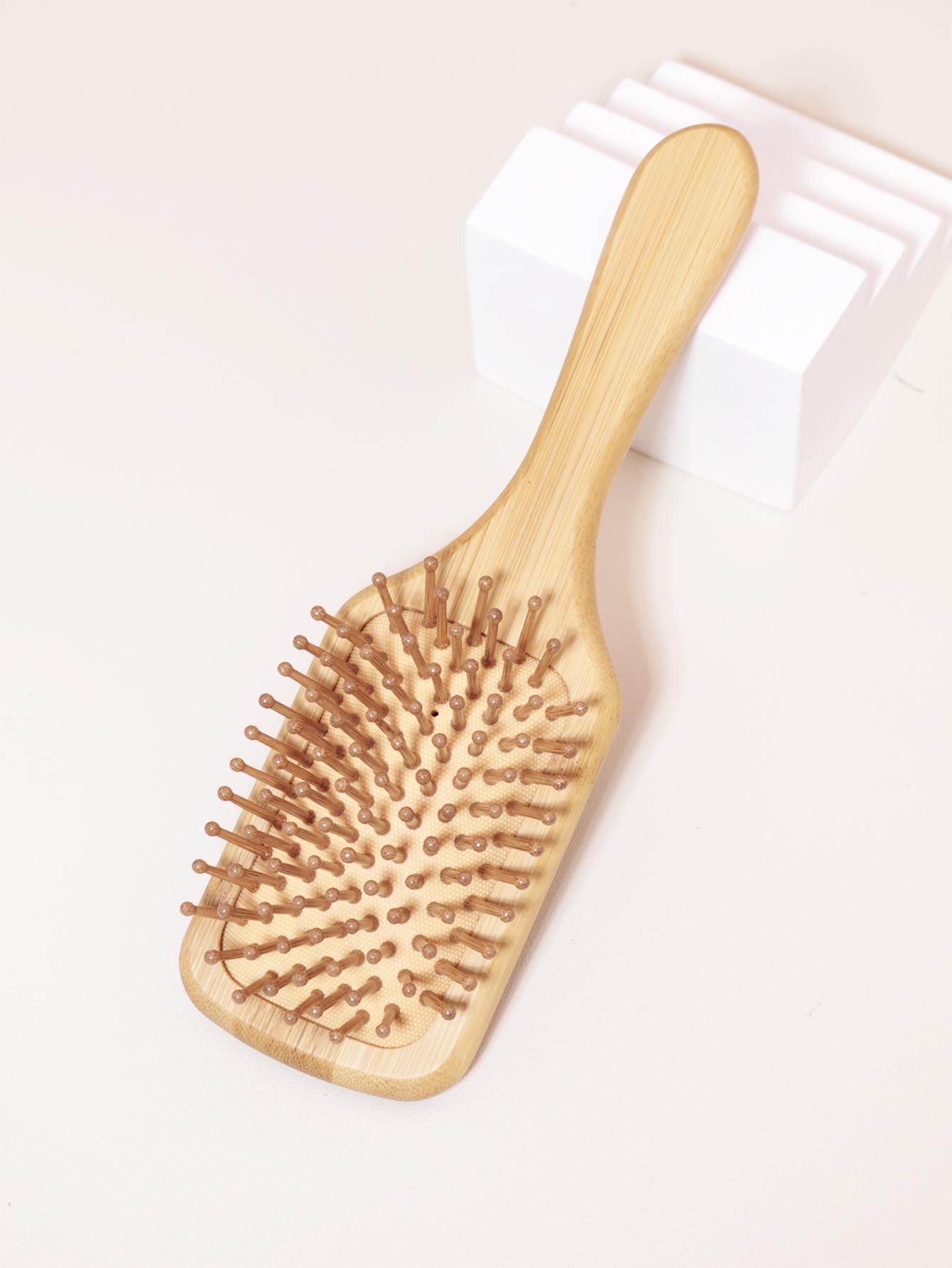 

1pc natural wooden hair comb hair loss scalp massage hair brush hair care healthy bamboo Special for real hair wigsboo comb