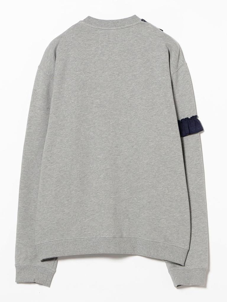 Beams Boy Sweatshirt [Special Order] TORI-TO Vertical Frill Cardigan, Women's, Gray Free