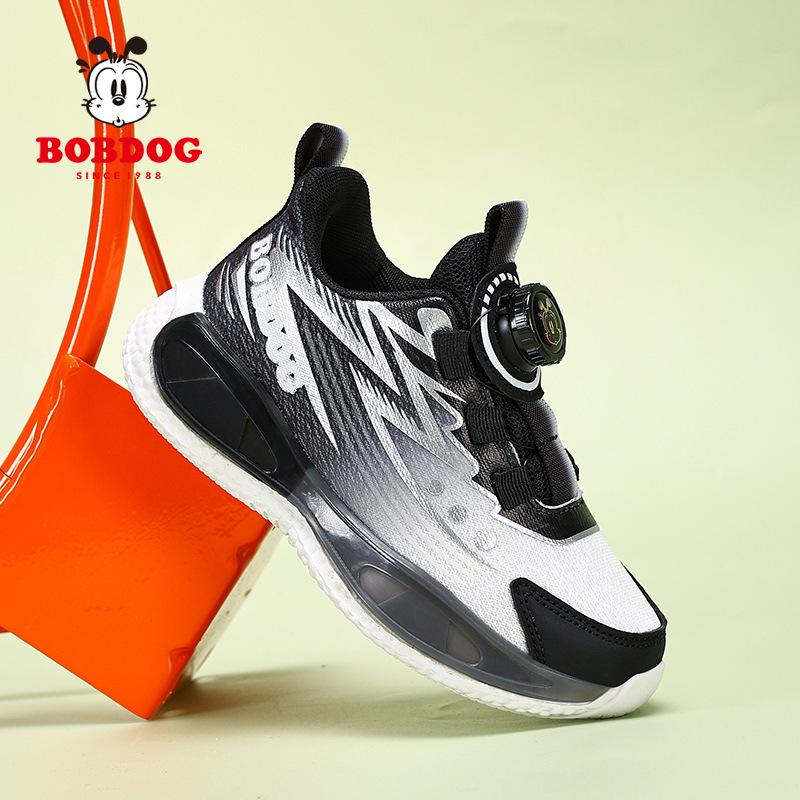 

Babudou Boys Mesh Breathable Running Shoes - Soft Sole, Non-Slip, New Autumn Style Size 31 чорний/білий