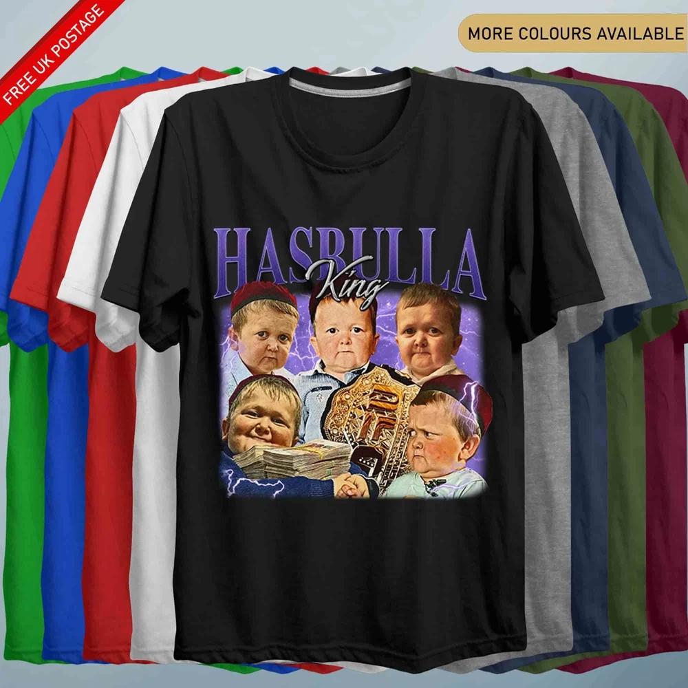 Hasbulla TShirt Magomedov Funny Shirt Internet Gift Meme Vintage Retro MMA Tee