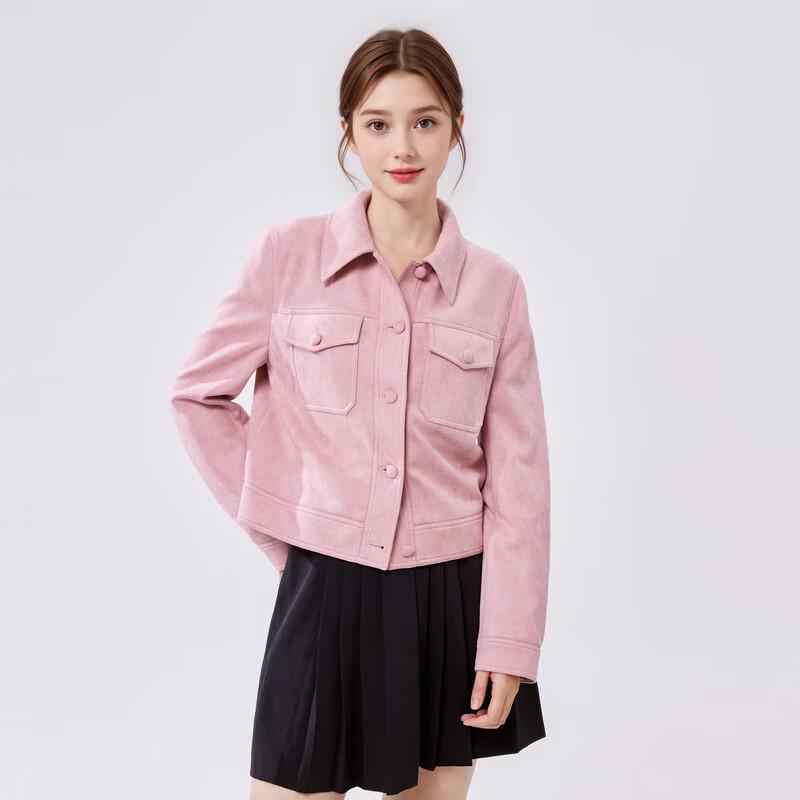 Женская куртка Qiu Shui Yi Ren из искусственной замши для работы XL