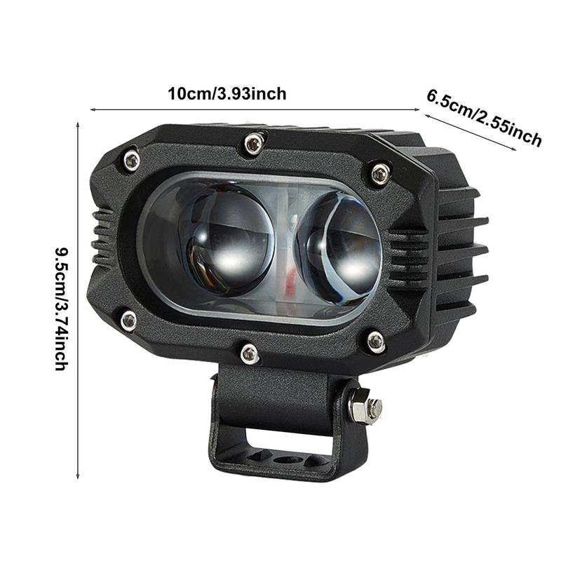 Fog Lights For Motorcycle Adjustable Waterproof LED Auxiliary Lights High-Intensity Motorcycle Auxiliary Lights For Night Riding