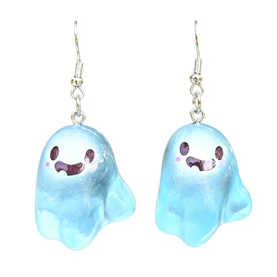 

Ghost Earrings Glow-in-the-Dark Ghost Pendant Earrings for Women Decor, Fun Cute Earrings, Ghost Necklace for Women Halloween Jewelry F