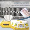 Large Kitchen Wipes for Oil and Stain Removal, Ideal for Cleaning Range Hoods