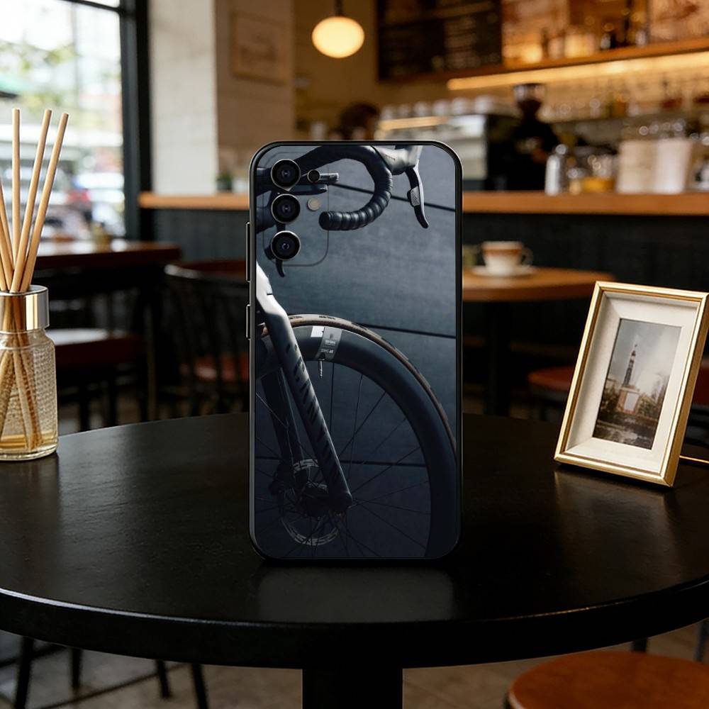 Road cycling Phone Case For Samsung S25,S24,S21,S22,S23,S30,Ultra,S20,Plus,Fe,Lite,Note,10,Black Cover