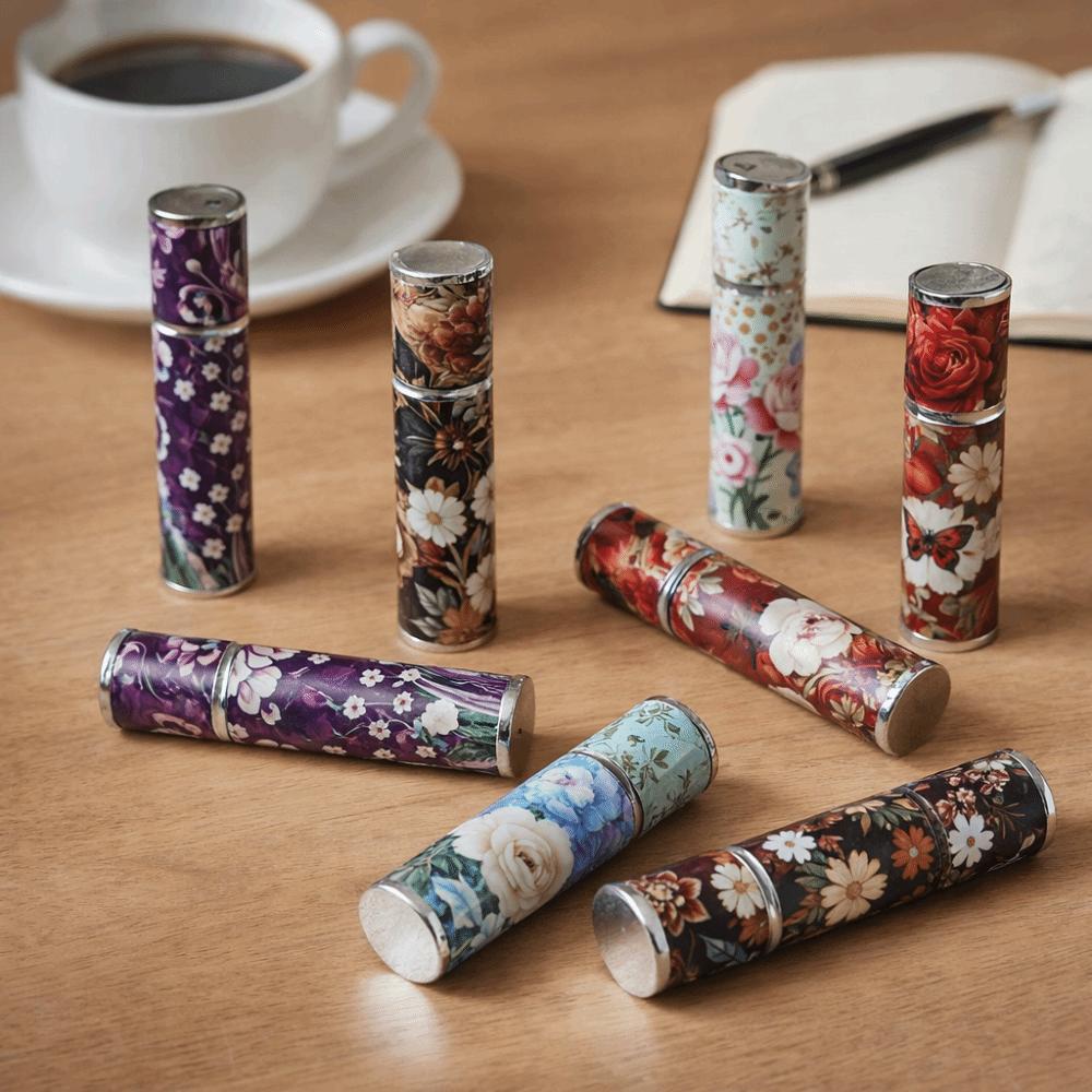 Refillable 10ml Perfume Bottle Portable Empty Atomizer May Bells Cosmetic Container Home