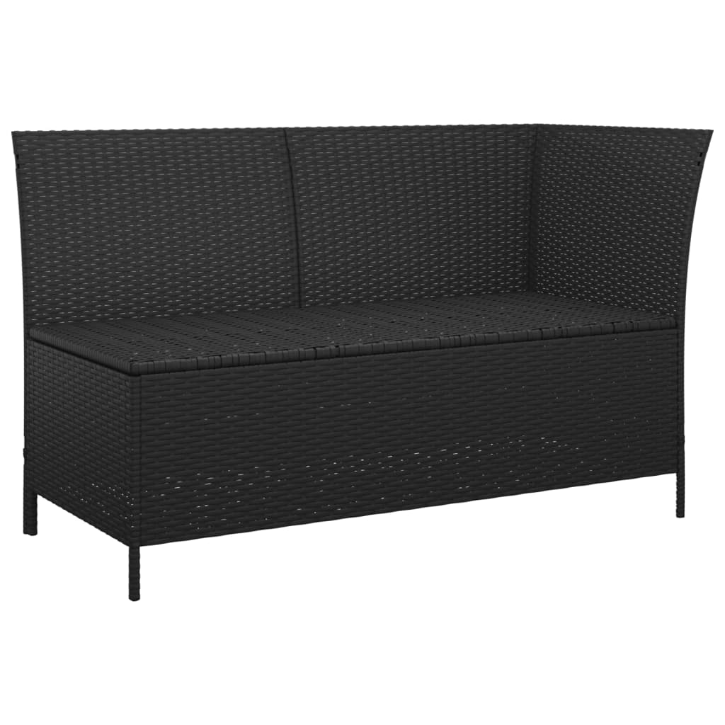 Vidaxl 4-Piece Lounge Set With Cushions, Poly Rattan