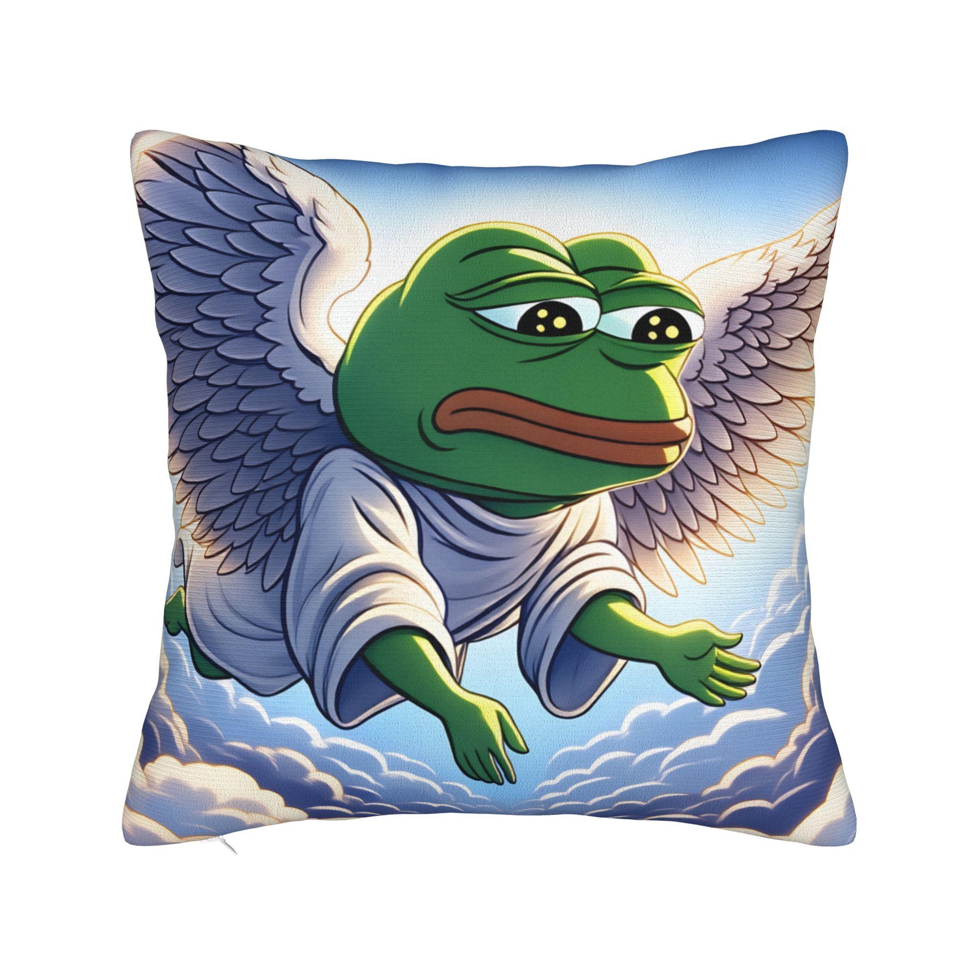 Pepe the Frog Pillow Case  Soft Pillow Cover Funny Pillowcases For Sofa Home Decor 30x30cm 12x12in