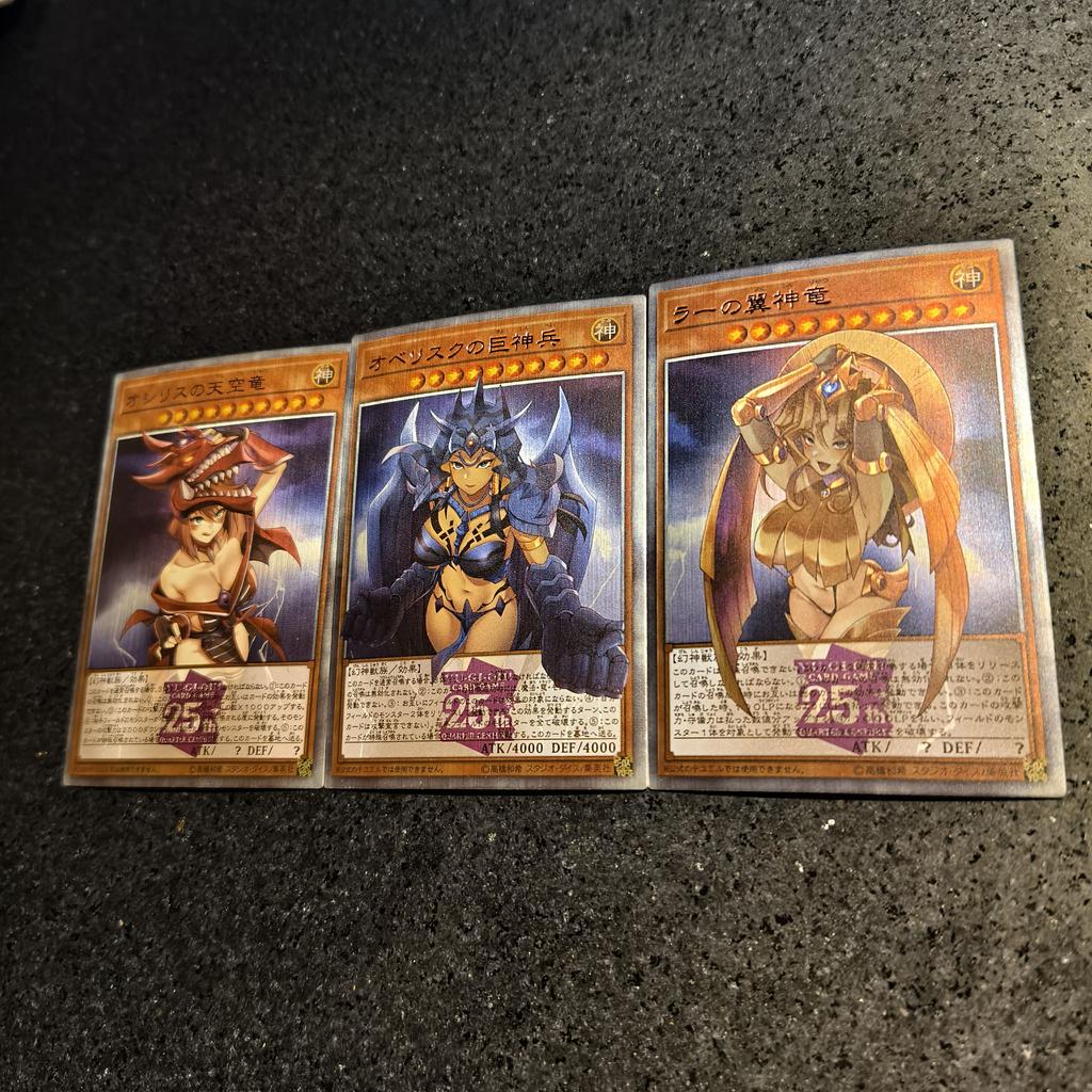 3Pcs/set Yu-Gi-Oh! Mai ValentineDiy Self Control Collect Signature Trading Flash Card Anime Cartoon Original Series Gift
