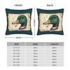 Mallard-Smoking-Cigarette Pillowcases Vintage Pillow Case For Sofa Bedroom Home Decor Design Pillow Cover