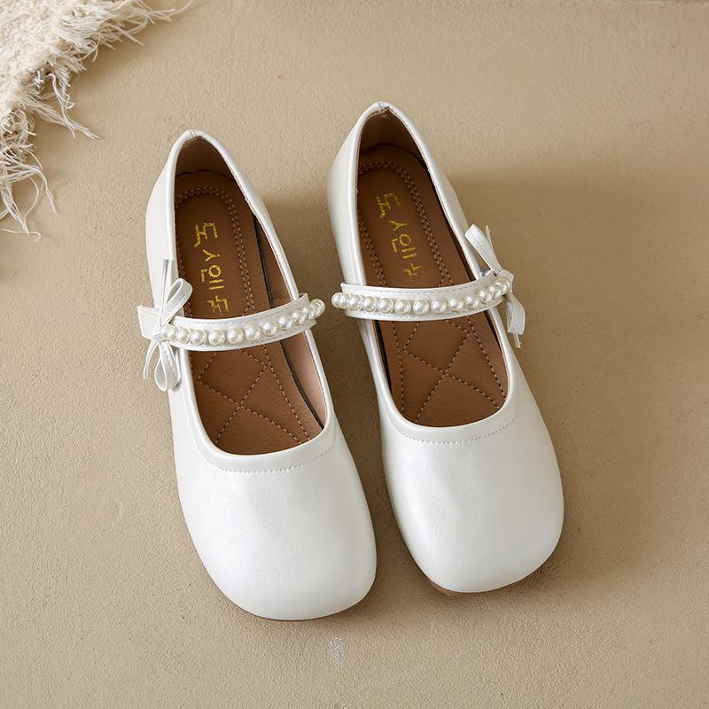 

French beautiful low-heeled single shoes women s summer 2025 new models with skirts, small leather shoes, gentle Mary Jane evening shoes 40