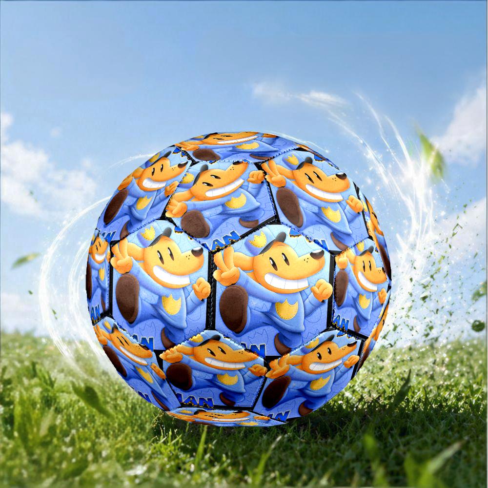 Dog Man And Friends Adventure Size 5 Soccer Ball,Indoor/Outdoor Suitable for Training Matches Tournaments Practice Games Perfect Gift for Fan