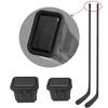 10Pcs Hockey End Butt Caps Plugs Replacement Hockey Stick End Tape Protectors Ice Hockey Stick End Plug Easy To Use