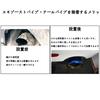 Compatible with Muffler Cutter, Toyota Vellfire Alphard 10/20/30/40 Series Muffler Cutter, Oval Stainless Steel,