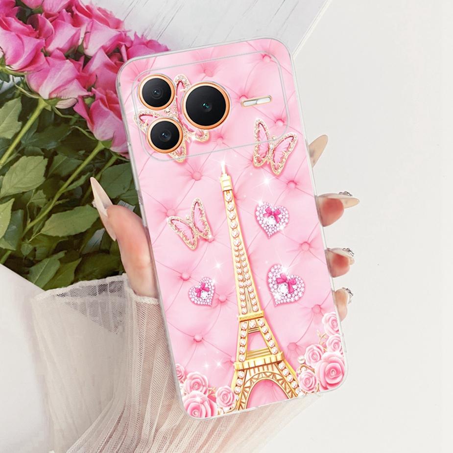For Honor Power 2 5G Case SER-AN00 Luxury Girl Peacock Painted Cover Soft Slim Phone Case For Honor Power Power2 5G Fundas Coque