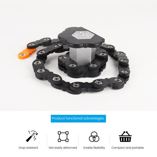 Bicycle Lock with 2 Keys Heavy Duty Waterproof Universal MTB Road Mountain Bike Anti-Theft Security Lock Bike Motorcycle Scooter Accessories