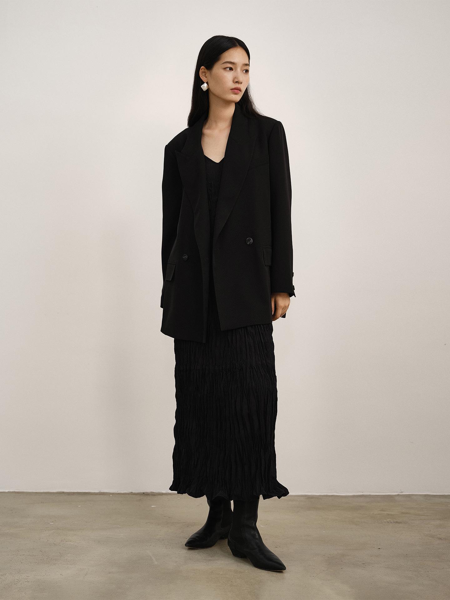 

26 Early Spring Minimalist Women s Long Dress - High-End Design for Commute 65129 Small
