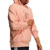 adidas Originals Solid Color Bear Logo Patch Hoodie Unisex Hoodies Pink HJ7820