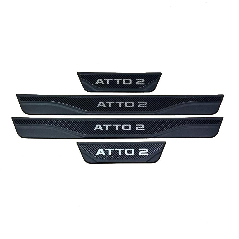 Per BYD ATTO 2 2025 2026 Copri Soglia Porta Protezione Accessori Auto Styling Pedale Soglia Auto Adesivi Interni