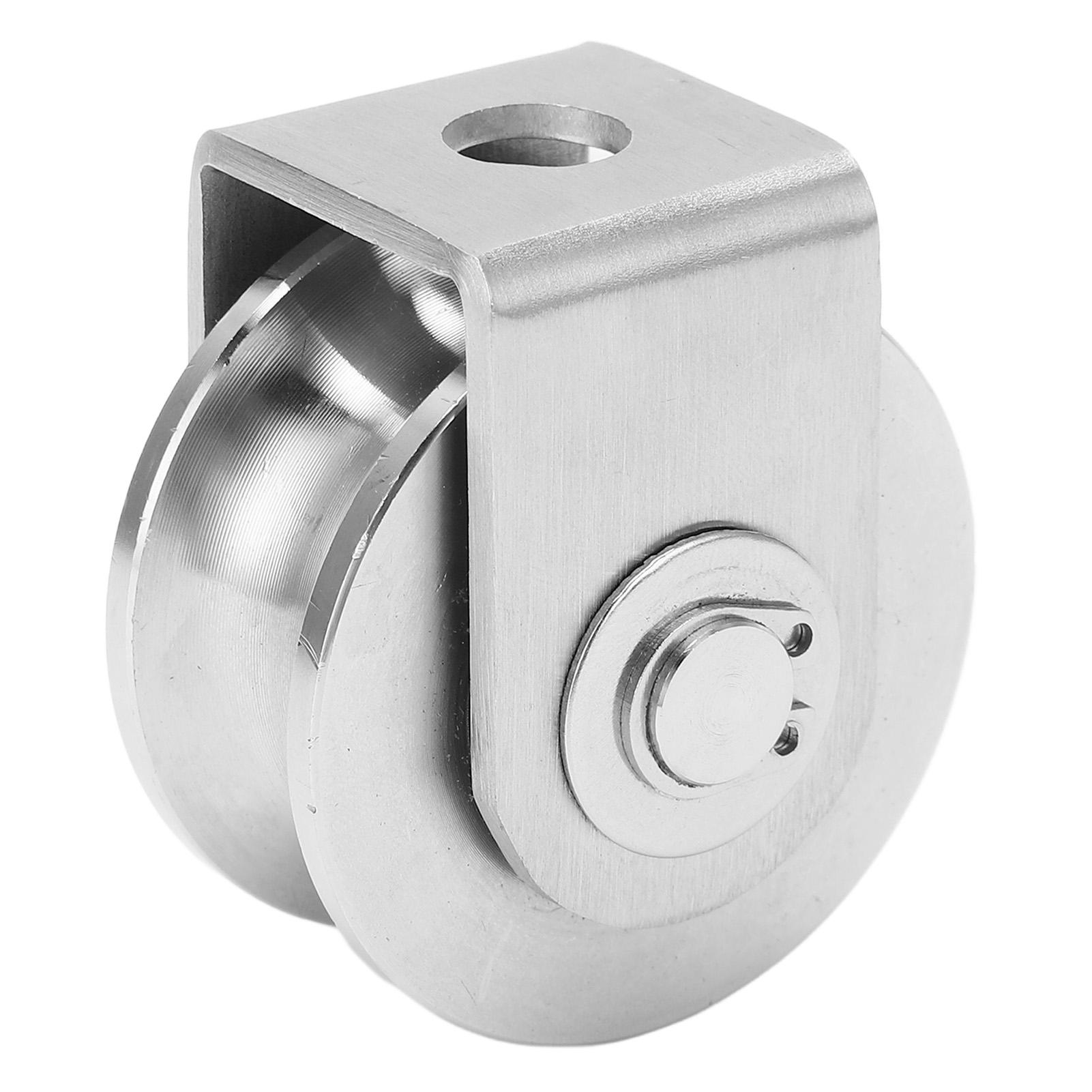 

U-образное колесо с канавкой, нержавеющий шкив для направляющей раздвижных ворот, промышленная тележка, диаметр 48 мм