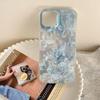 Gradient Butterfly Water Ripple Anti-Fall Case for Apple iPhone 12-17 Pro Max, 13-16 Trendy Models