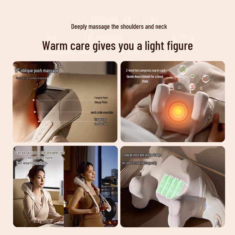 Philips Neck and Shoulder Massager Shawl CN plug (adapter included)