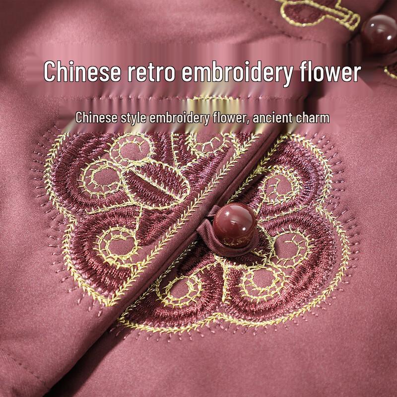 Elderly Women's Chinese Style Winter Padded Jacket