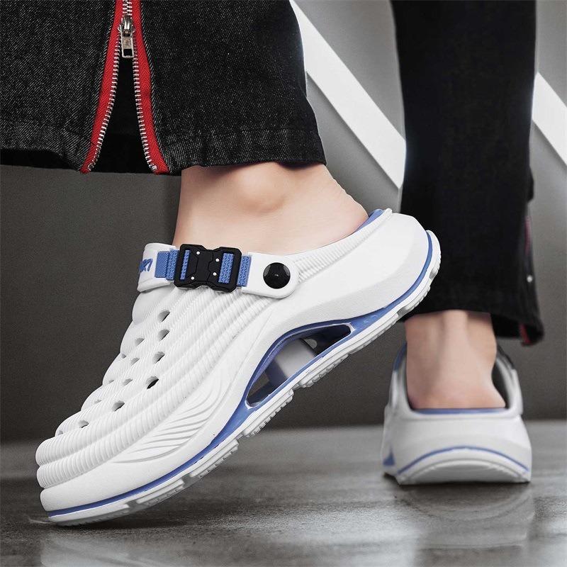 Hole Shoes Men's Summer Wear Beach Non-slip Thick-soled Slippers Men's Outdoor Sandals