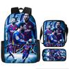 Messi Soccer Kids Backpack Set With Breathable Oxford Fabric For School Children