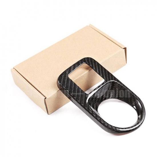 ABS Carbon Fiber For Porsche Cayenne Headlight Switch Button Cover Trim 2018-20