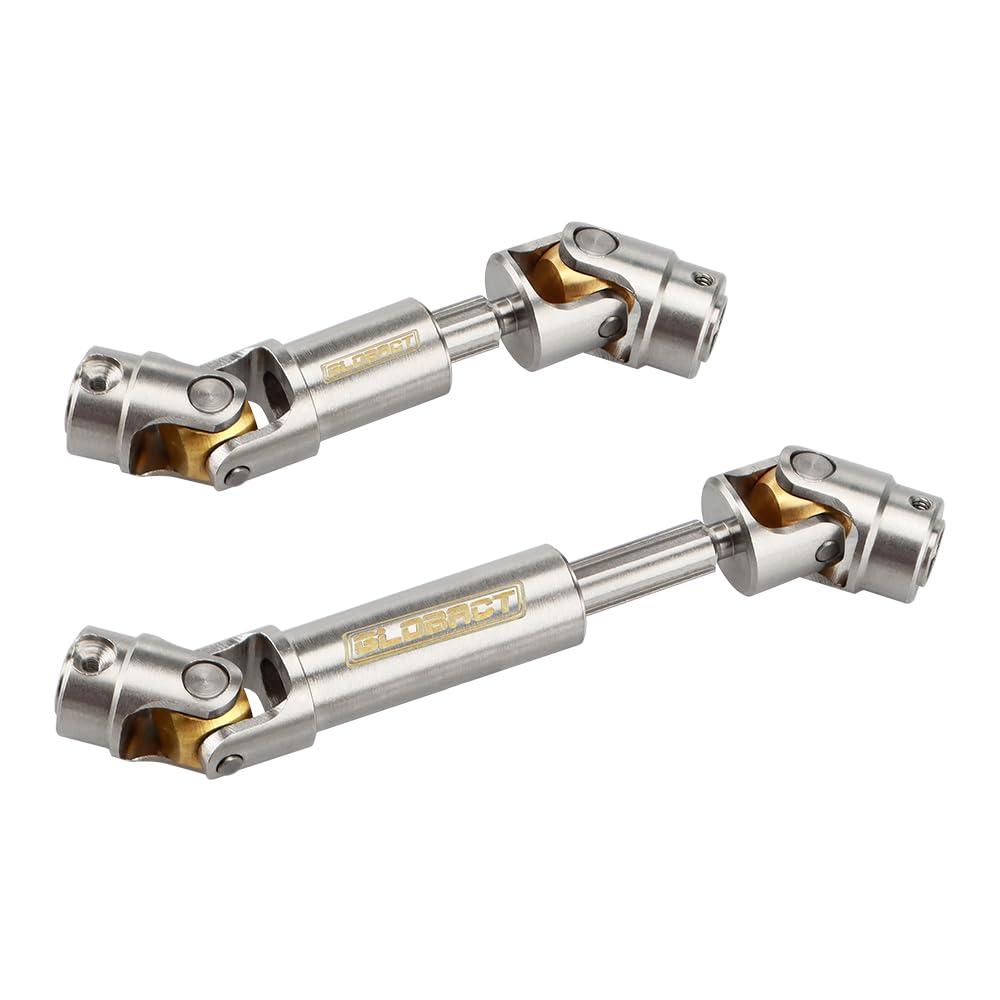 GLOBACT for TRX4M Drive Shaft Steel Center DriveShaft 1/18 RC Crawler Upgrades Accessories ( 2Pcs)