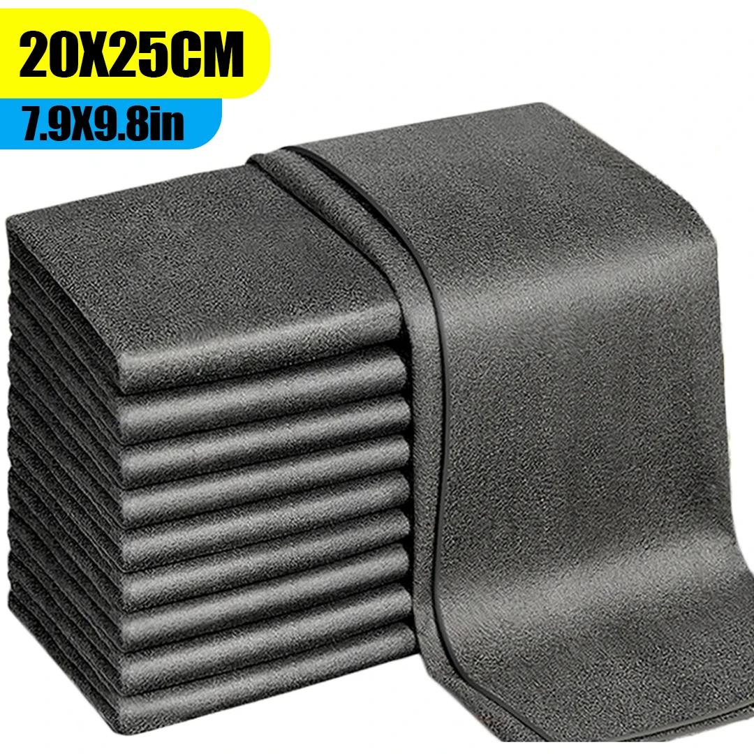 Волшебные чистящие салфетки многоразовые салфетки из микрофибры для мытья салфетка из микрофибры для чистки стекла моющиеся безворсовые чистящие салфетки 3Pcs