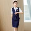 Women's Professional Service Vest & Skirt Uniform Set