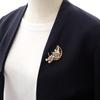 MIKIMOTO  Brooch Silver/gold Silver925/Akoya Pearl Women