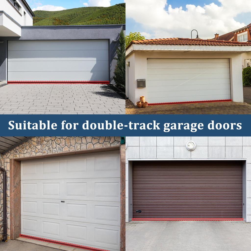 Dichtungsstreifen für Garagentore unten, solide, wasserdichte Dichtungsstreifen für Garagentore, staubdicht, Wetterschutz für Garagentore zur Sauberhaltung