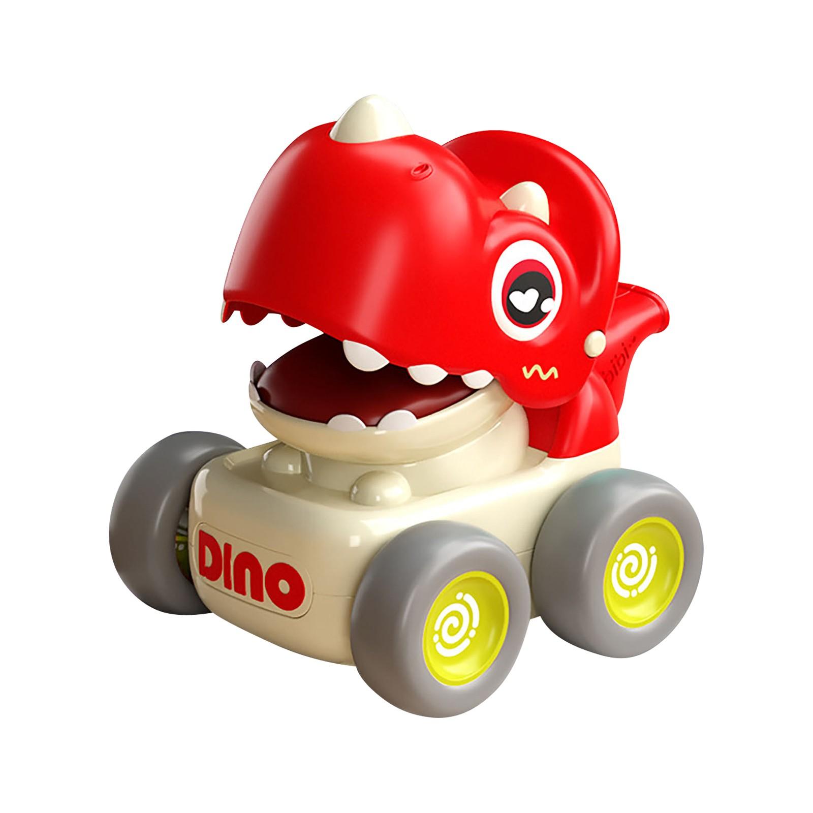 

Dinosaur Car Toys For Toddlers 1-3, Baby Dino Press Whistle Cars, Infant Racing Vehicle Set, Push Friction Car For 6 9 12 18 Months. One Size