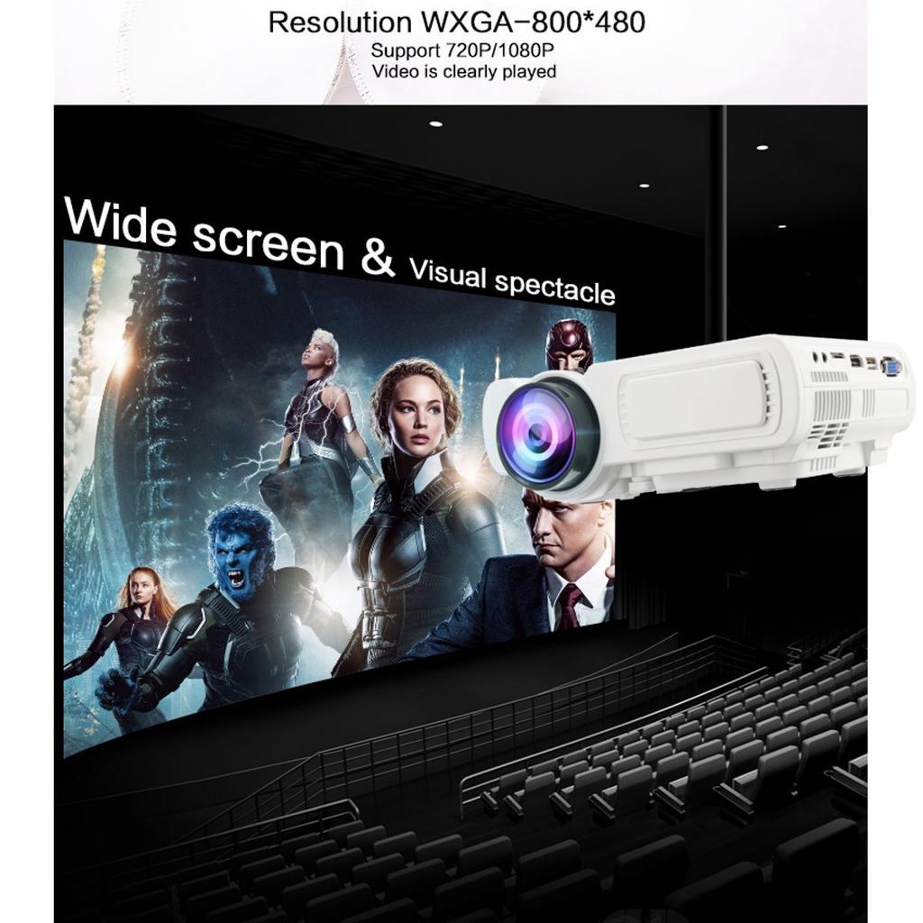 Buy T5 LED Projector 1080P HD 7000 Lumens Android 6.0 Portable WIFI ...