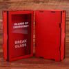 Funny Break In Case Emergency Gift Box With Hammer Gift Packaging Case Red Gag Gift Organizer For Birthday Holiday