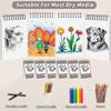 6 Pcs Sketch Book Bulk 5.5 X 8.5 In Drawing Paper Pad Top Spiral Bound Sketch Book 600 Sheet 68lb 100gsm Thick Paper Acid Free