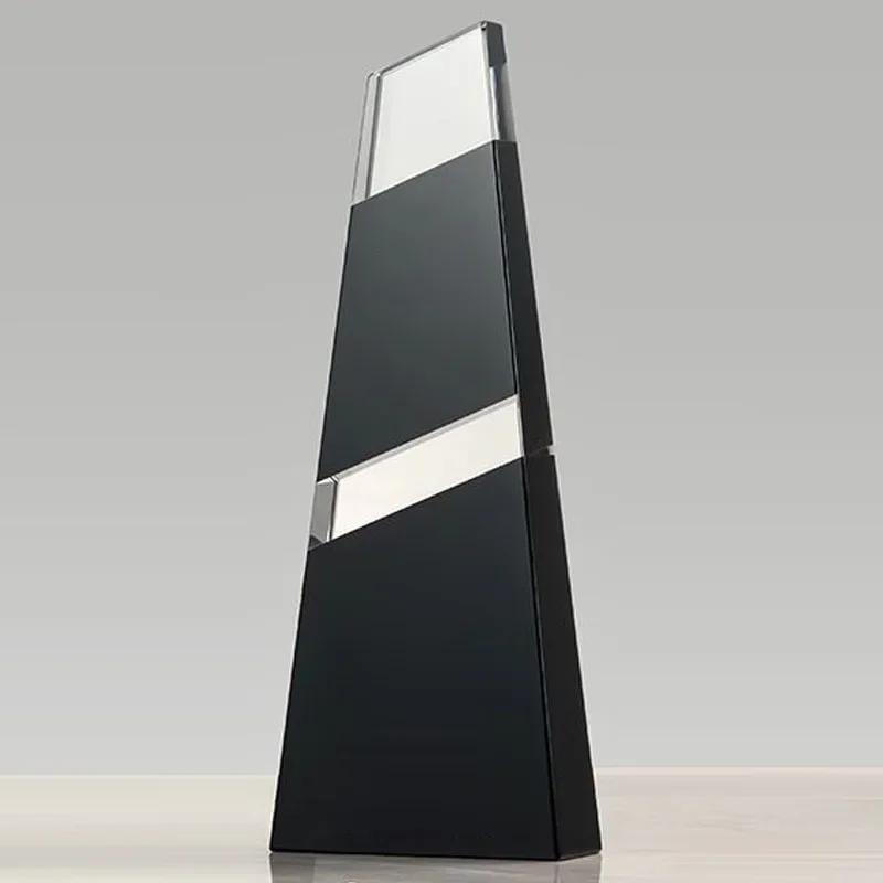 

Customized Creative Black Crystal Trophy, Lettering, Excellent Staff Team, Sport annual Meeting Award Gift, Home Decoration, 1Pc