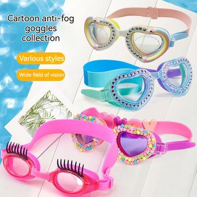 Kinder Cartoon Anti-Fog Schwimmbrille Wassersport Praxis Schwimmausrüstung Schwimmbrille Hilfsbedarf