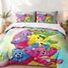 Care Bear Custom Name 3pc Set Perfect for Bedroom Use Comfortable Bedding Set Includes a Duvet Cover and Two Pillowcases Ideal Birthday or Christmas G