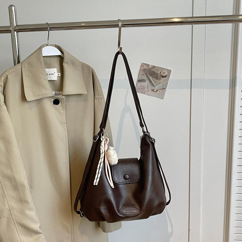 Casual Retro Large Capacity Bag, Commuting Single Shoulder Crossbody Bag, Casual Tote Bag Casually