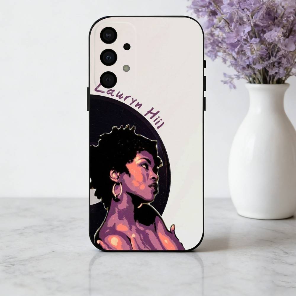 Singer L-Lauryn-N H-Hill-L Phone Case For Samsung Galaxy A73,A72,A71,A70,A53,A52,A51,Others Soft Black Cover