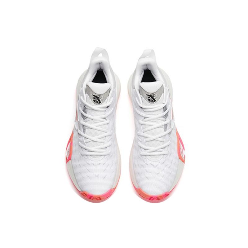 Anta Basketball Collection Feather Low-Top Performance Basketball Shoes Men's White Gray Sneakers 112211602Q-2