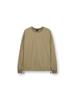 HERVINO Woven Windbreaker Sweatshirt [Khaki]
