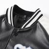 American Retro Motorcycle Suit PU Leather Men's Baseball Jacket Spring and Autumn Pilot Functional Jacket Outerwear