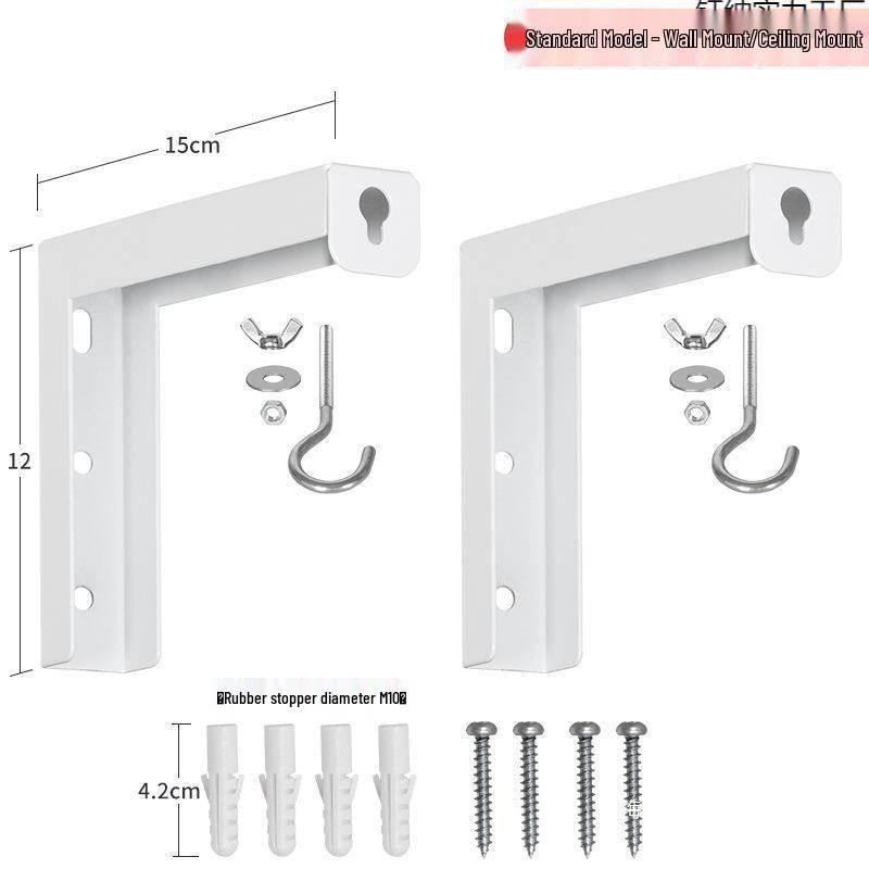 Electric Wall-Mount Projector Screen for Bedroom