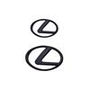 For NX200t Car Accessory Spreadability 4pcs 3D ABS Car Logo Rear Trunk Fender Door Emblem Badge Car Sticker Decals